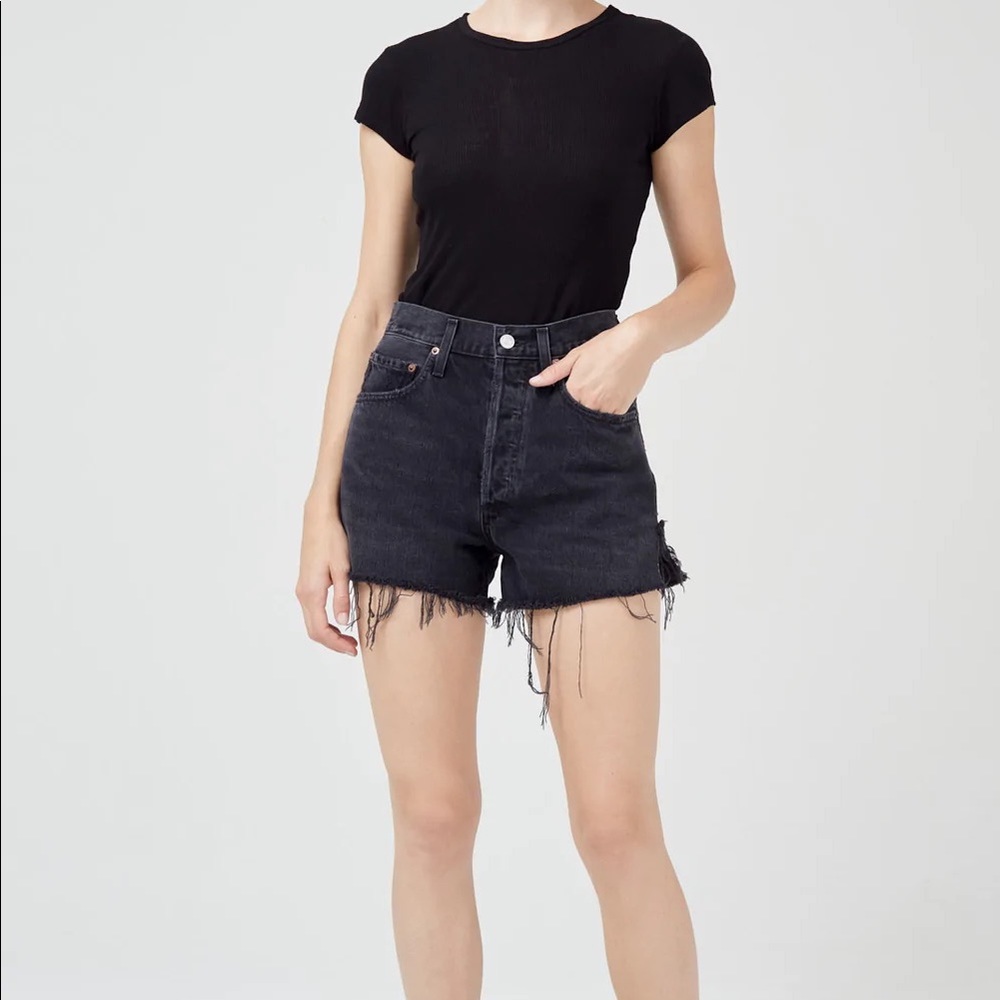 Agolde Dee Vintage High Rise Short in Divisive -25